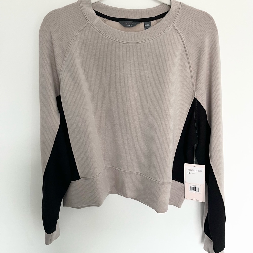 Stylish Beige and Black Sweater